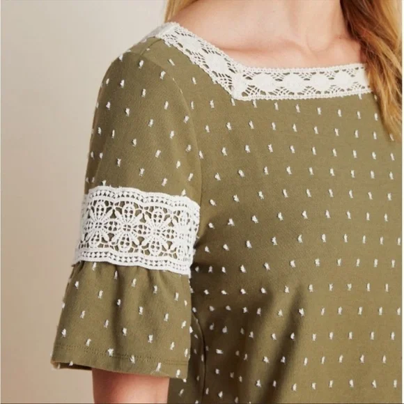 Maeve by Anthropologie Venezia Textured Top Size Small - Picture 4 of 13